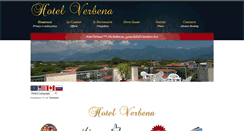 Desktop Screenshot of hotelverbena.it